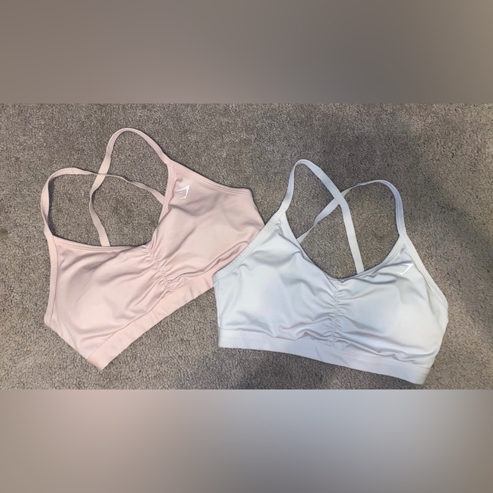 2 gymshark sports bras size medium